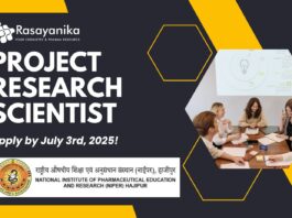 NIPER Hajipur Hiring Project Research Scientist 2025 - Apply by July 3rd, 2025!