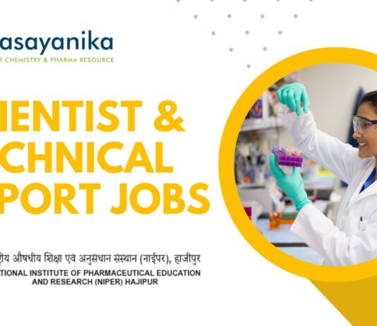 NIPER Hajipur Scientist & Technical Support Jobs – Apply by July 3, 2025