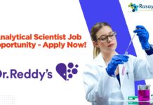 Analytical Scientist Job Opportunity - Apply Now!