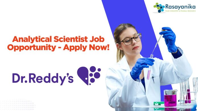 Analytical Scientist Job Opportunity - Apply Now!