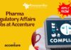 Pharma Regulatory Affairs Jobs at Accenture
