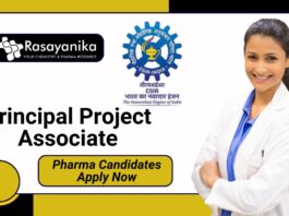 Principal Project Associate Job at IMTECH| Pharma Candidates Apply Now