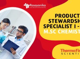 MSc Chemistry Product Job Opening at Thermo Fisher, Apply Now!