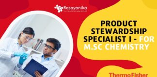 MSc Chemistry Product Job Opening at Thermo Fisher, Apply Now!