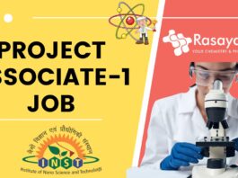 Project Associate-1 Job at INST – Walk-In on 17 June 2025 (1)