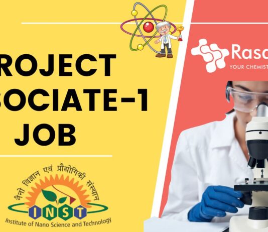 Project Associate-1 Job at INST – Walk-In on 17 June 2025 (1)