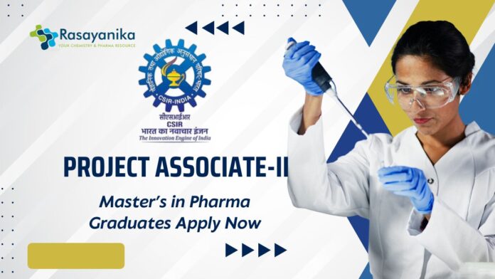 Project Associate-II at CSIR-IMTECH | Pharma Candidates Apply Now