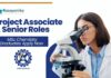 Project Associate & Senior Roles at IMTECH | MSc Chemistry Graduates Apply 