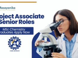 Project Associate & Senior Roles at IMTECH | MSc Chemistry Graduates Apply 