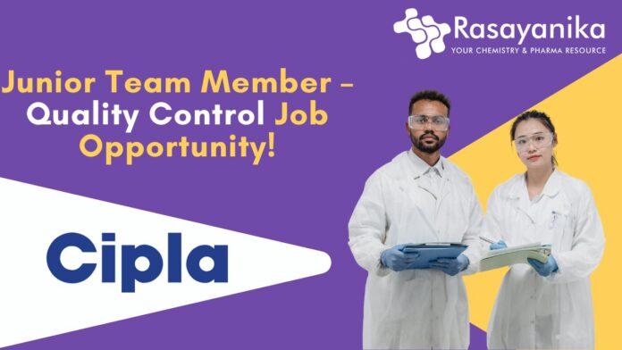 Junior Team Member – Quality Control Job Opportunity!