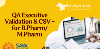 QA Executive Validation & CSV - at SAVA Healthcare