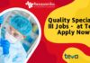 Quality Specialist III Jobs - at Teva