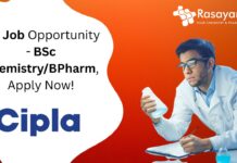 QC Job Opportunity - BSc Chemistry/BPharm, Apply Now!