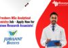 Freshers MSc Analytical Chemistry Job - Apply Now for Trainee Research Associate!