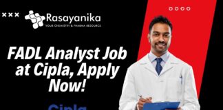 FADL Analyst Job at Cipla