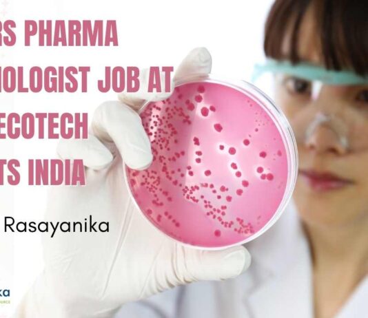 Freshers Pharma Microbiologist Job at Omega Ecotech Products India, Apply On Rasayanika