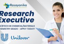 Research Executive – Product Engineering at Unilever India - Apply Now!