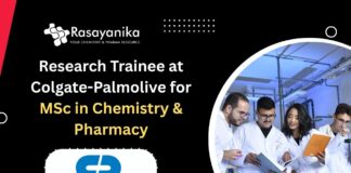 Research Trainee at Colgate-Palmolive
