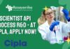 Scientist API Process R&D