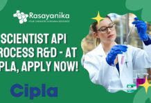 Scientist API Process R&D
