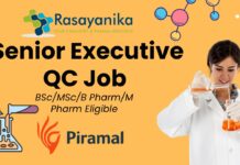 Senior Executive QC Job at Piramal Pharma – Apply Now (1)