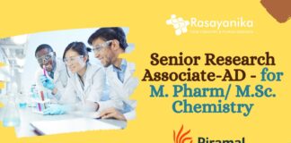 Senior Research Associate-AD