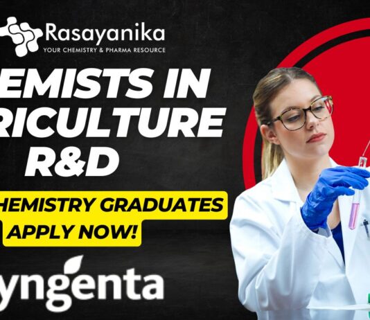 Syngenta Chemist Role in Goa – M.Sc. Chemistry Graduates Apply Now!