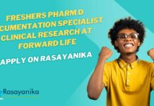 Freshers Pharm D Jobs