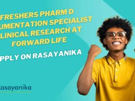 Freshers Pharm D Jobs