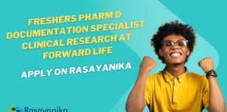 Freshers Pharm D Jobs