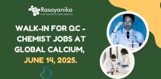 Walk-In for QC - Chemist Jobs at Global Calcium