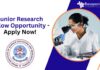 Junior Research Fellow Opportunity - Apply Now!