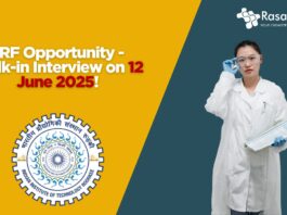 JRF Opportunity - Walk-in Interview on 12 June 2025!