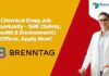 Chemical Engg Job Opportunity - SHE (Safety, Health & Environment) Officer, Apply Now!