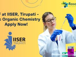 JRF at IISER, Tirupati - MSc Organic Chemistry Apply Now!