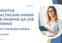 Zuventus Healthcare Hiring For Pharma QA