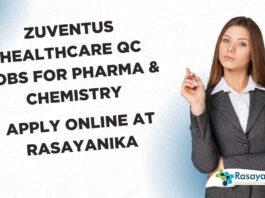 Zuventus Healthcare QC Jobs