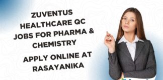 Zuventus Healthcare QC Jobs