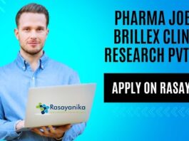 Pharma Jobs at Brillex Clinical Research Pvt. Ltd