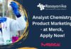 Analyst Chemistry Product Marketing - at Merck