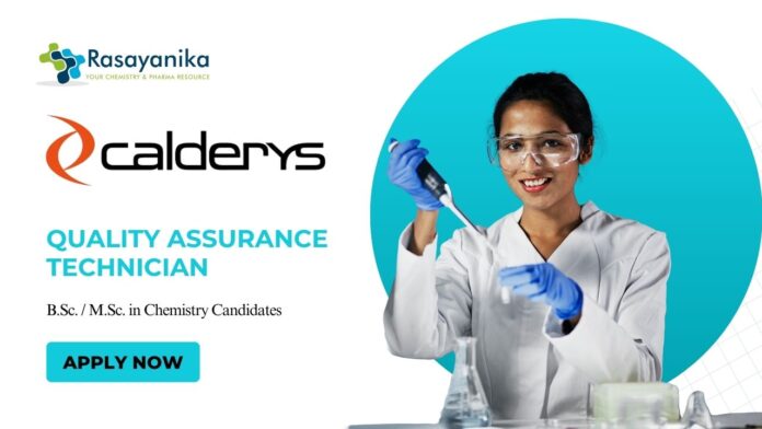Analytical Chemistry Jobs at Calderys | Apply Now for QA Technician Position 