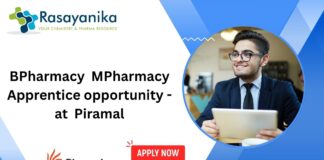 BPharmacy MPharmacy Apprentice