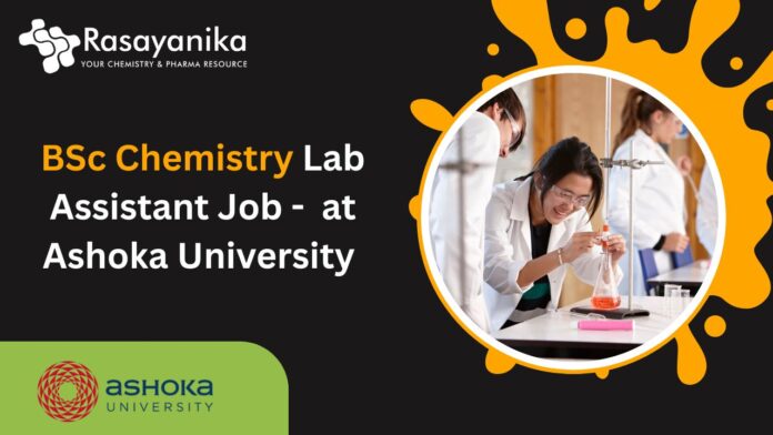 BSc Chemistry Lab Assistant Job