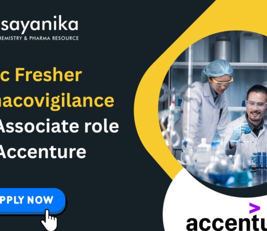 BSc Fresher Pharmacovigilance Job