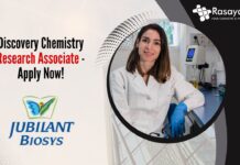 Discovery Chemistry Research Associate - Apply Now!