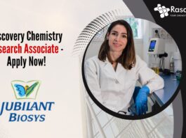 Discovery Chemistry Research Associate - Apply Now!