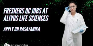 Freshers QC Jobs at Alivus Life Sciences