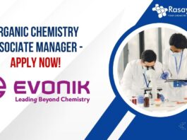 Organic Chemistry Associate Manager - Apply Now!