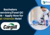 Bachelors Chemistry/Food QC Job - Apply Now for QC Chemist Role!