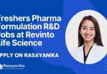 Freshers Pharma Job Vacancies
